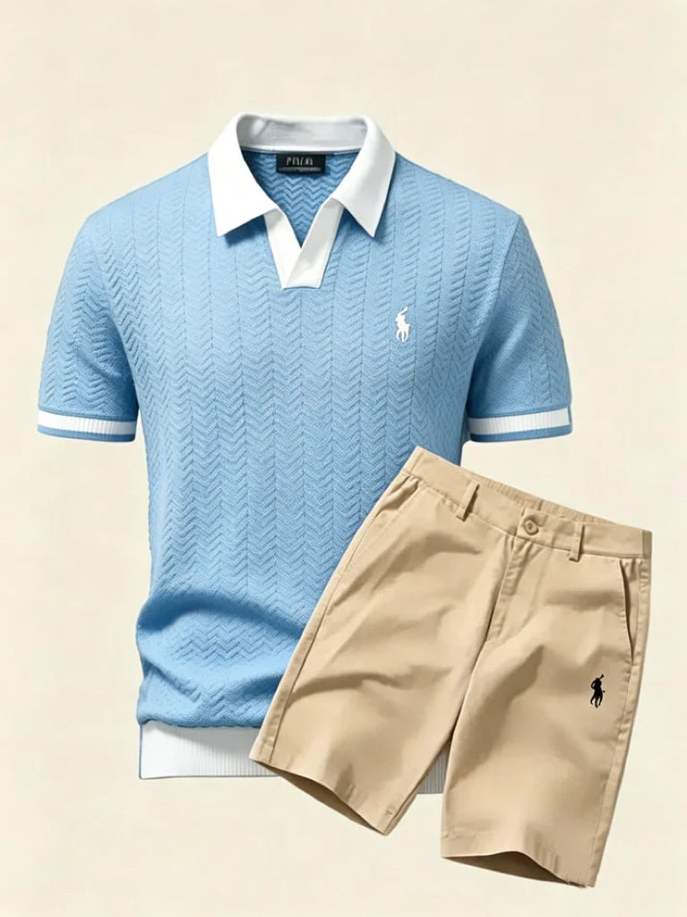 Ralph Lauren Old Money Polo Shirt + Shorts Set