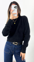 DOMINIQUE KNIT - BLACK