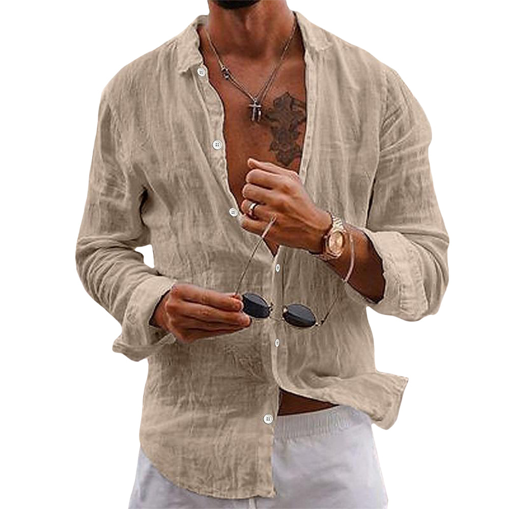 Anderson Linen Shirt, Buy One Get One Free for $32 (Limited Time Offer).